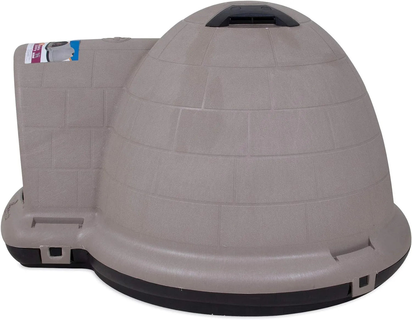 Petmate Indigo Dog House (Igloo Dog House, Made in USA with 90% Recycled Materials, All Weather Protection Pet Shelter) for XL Dogs 90 to 125 pounds, Made in USA