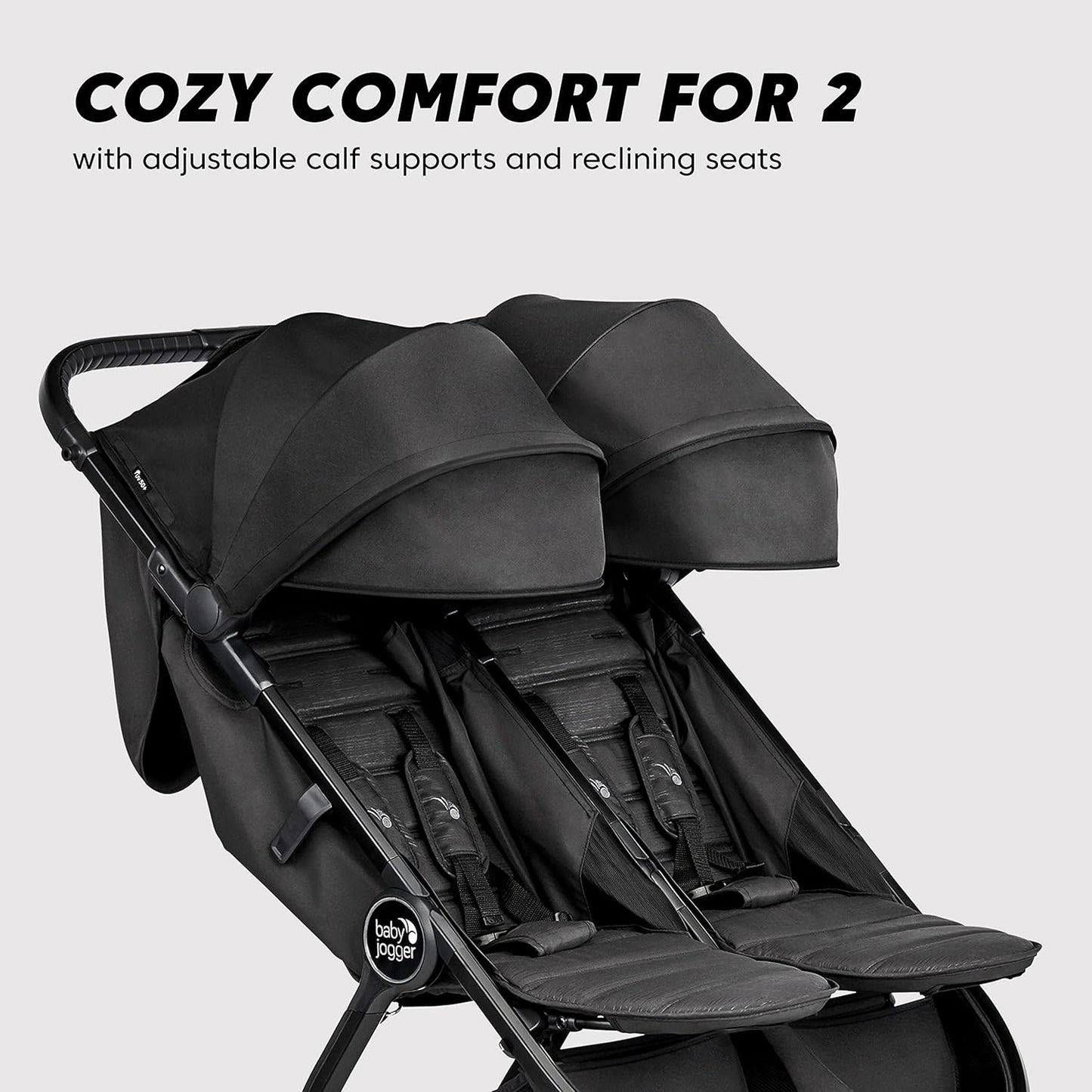 City Tour 2 Ultra-Compact Travel Stroller, Jet, Lightweight, Foldable, Ideal for Traveling
