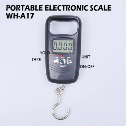 50kg Fishing Hook Luggage Digital Pocket Potable LCD Hanging Electronic Travel Weighing Scales Scales