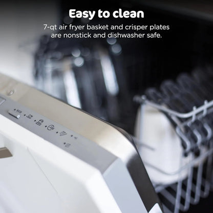 Ninja Foodi 10QT 6-in-1 DualZone Smart XL Air Fryer, 2 Independent 5QT Baskets, Smart Cook Thermometer, Match Cook, Smart Finish, Air Fry, Roast, Bake, Dehydrate, Reheat, Grey, DZ550