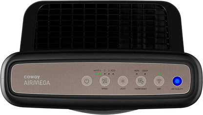 True HEPA Purifier with Air Quality Monitoring, Auto, Timer, Filter Indicator, and Eco Mode, 16.8 x 18.3 x 9.7, White