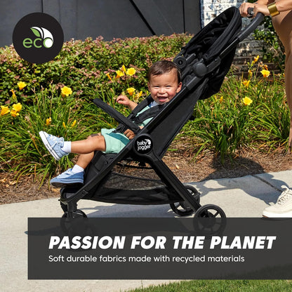 City Tour 2 Ultra-Compact Travel Stroller, Jet, Lightweight, Foldable, Ideal for Traveling
