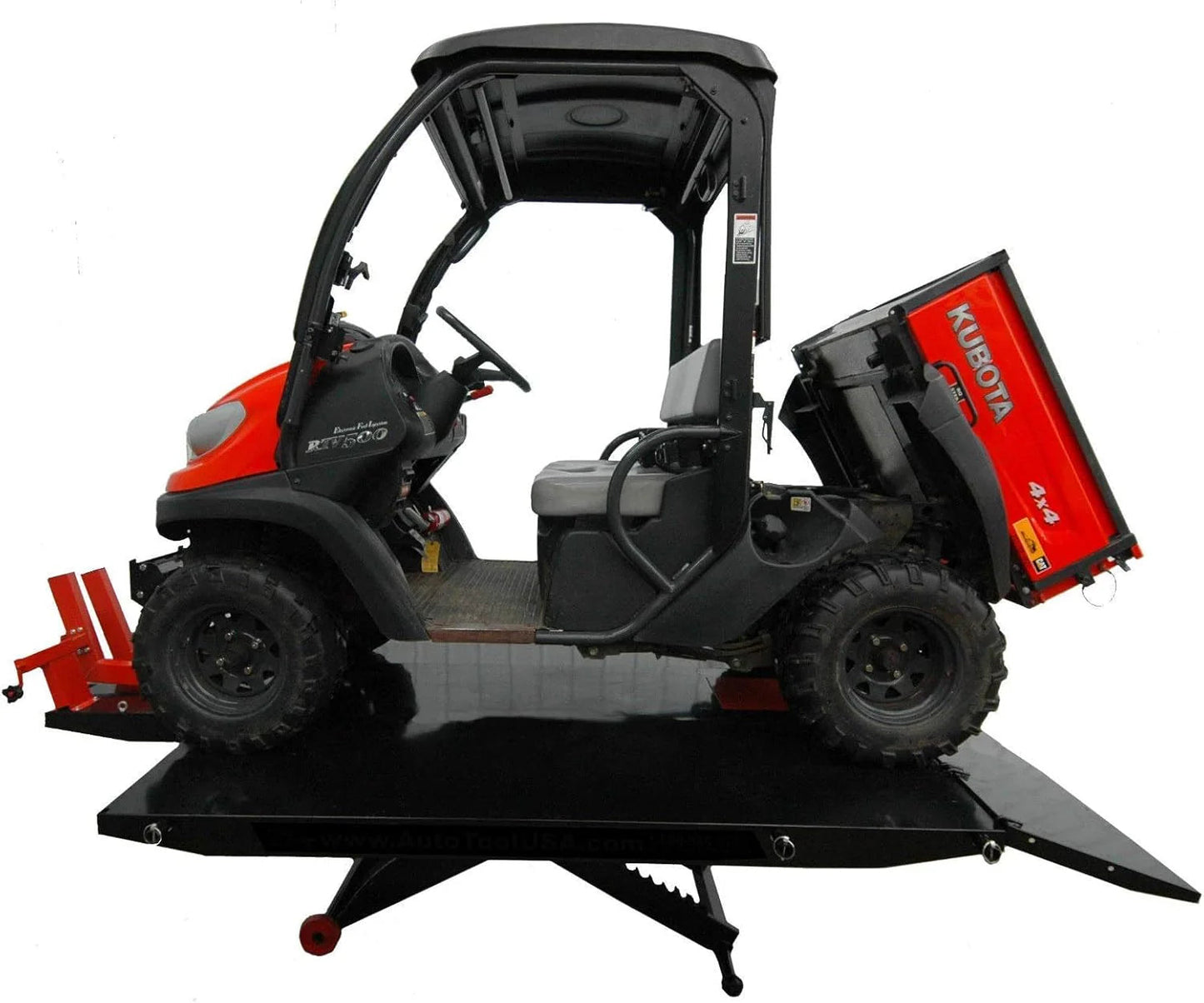 APlusLift MT1500X 1500LB Air-Operated Motorcycle & ATV Lift Table – 48" Wide with Side Extensions, 2-Year Warranty
