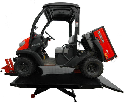 APlusLift MT1500X 1500LB Air-Operated Motorcycle & ATV Lift Table – 48" Wide with Side Extensions, 2-Year Warranty