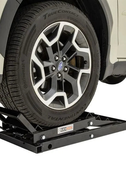 Black Widow Hydraulic Car Lift with Ramp – 3,000 lb. per pair Capacity sgtnighsdesigns