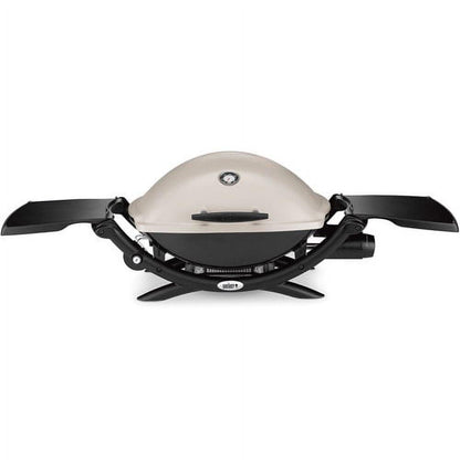 Weber Q 2200 Portable Gas Grill, 1-Burner, Titanium, 12,000 BTU, 280 sq in Cooking Area