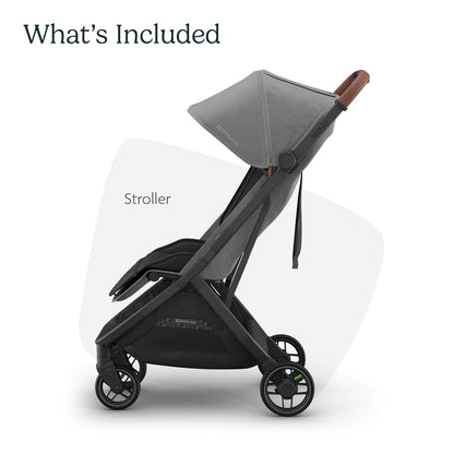UPPAbaby Minu V3 Travel Stroller, Lightweight, Greyson