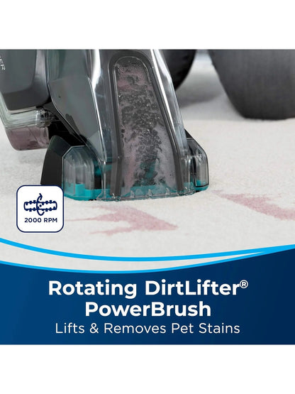 BISSELL Pet Stain Eraser PowerBrush, 20 min runtime, DirtLifter PowerBrush, Stationary Pet Tool,