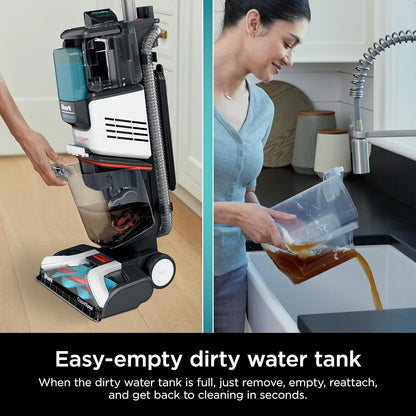 Shark CarpetXpert EX201 Carpet Cleaner, Cyan – Deep Cleaning with StainStriker, Perfect for Pets, Includes Spot & Stain Remover Tools